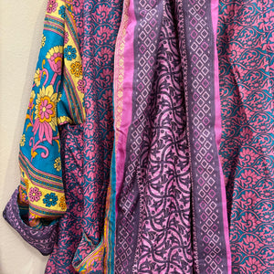 Kimono Tokyo color viola reversibile