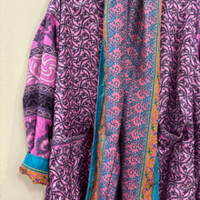 Carica l&#39;immagine nel visualizzatore di Gallery, Kimono Tokyo color viola reversibile
