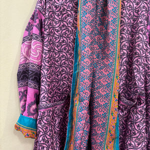 Kimono Tokyo color viola reversibile