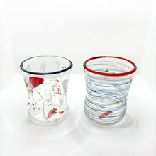 Load image into Gallery viewer, Massimo lunardon gottini glasses in blown glass (set of 6) mod. 1
