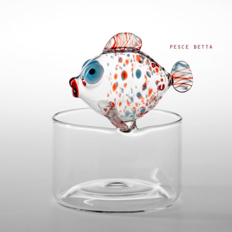 Massimo Lunardon panache betta fish bowl in blown glass