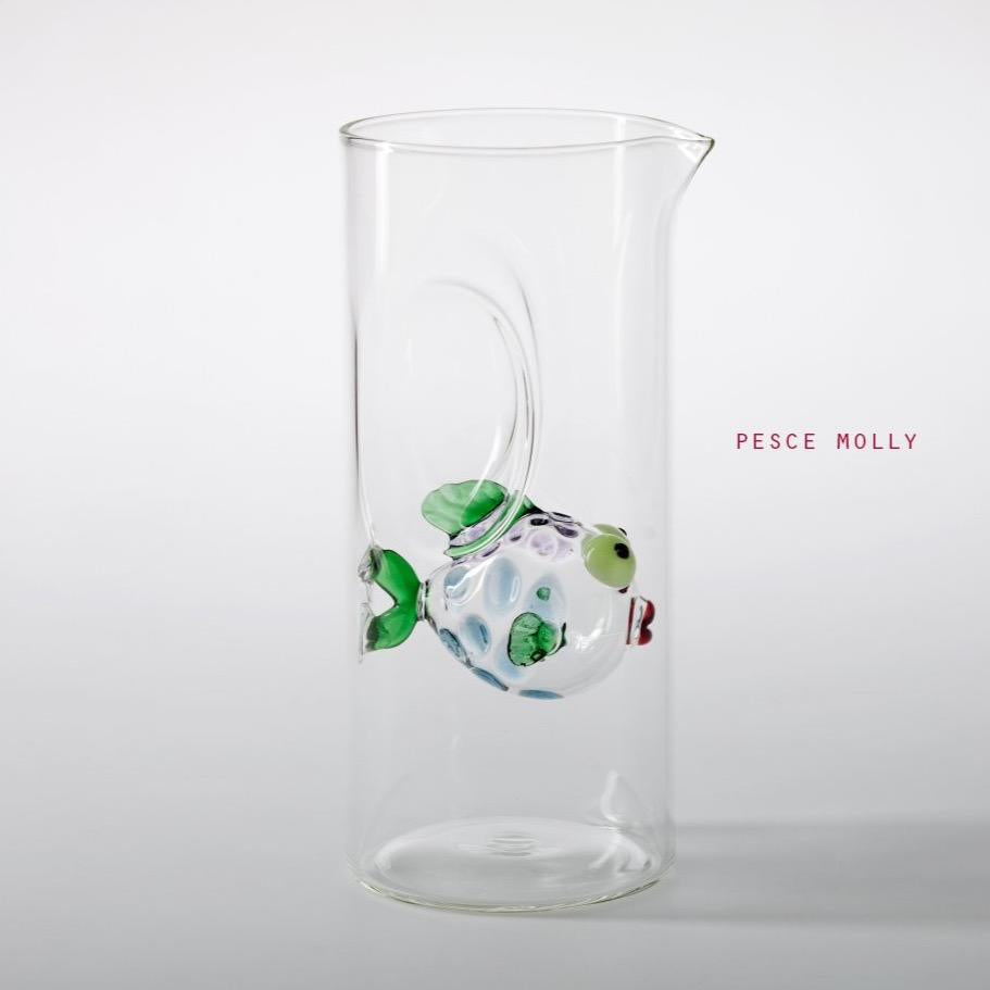 MASSIMO LUNARDON Caraffa Carpa ガラスオブジェ Massimo Lunardon 1.8L Fish Carafe – Noilli