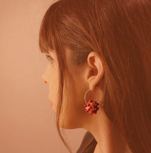 Bubble polka dot earrings