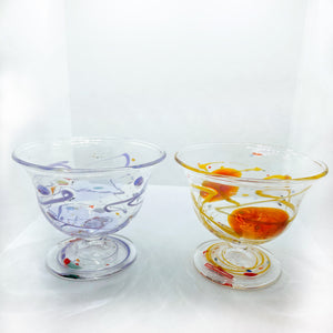 Massimo Lunardon coppe gelato set da 6 in vetro soffiato