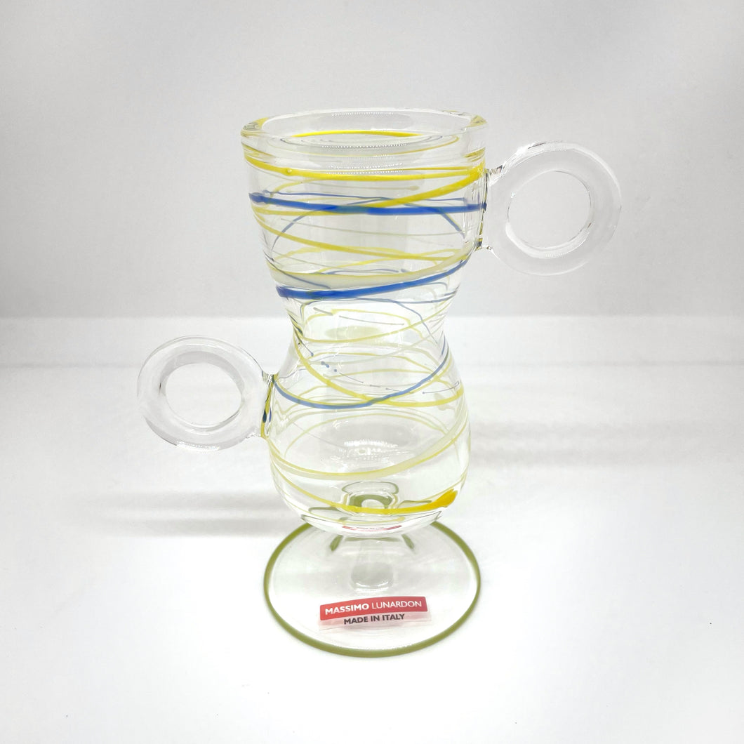 Massimo Lunardon blown glass double coffee model